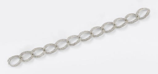 BRACCIALE SEMISNODATO IN ORO E DIAMANTI