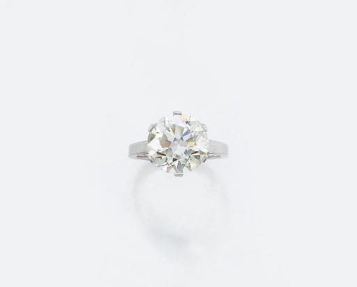 ANELLO CON BRILLANTE TAGLIO VECCHIO, FIRMATO BULGARI