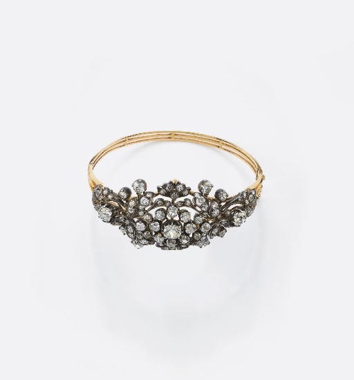 ANTICO BRACCIALE IN BRILLANTI TAGLIO VECCHIO
