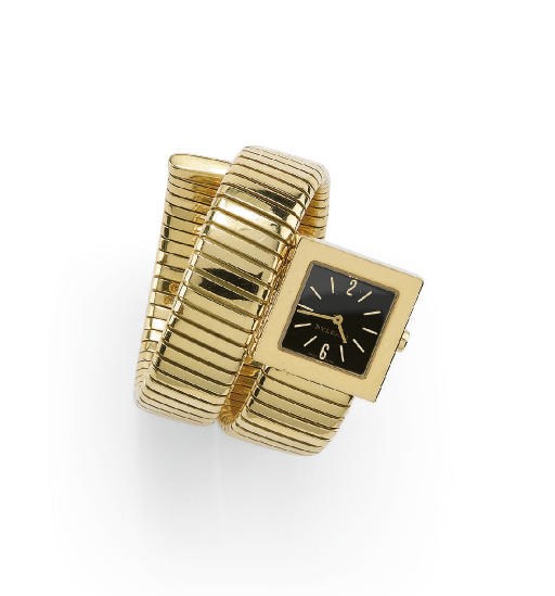 OROLOGIO A SERPENTE IN ORO, FIRMATO BULGARI