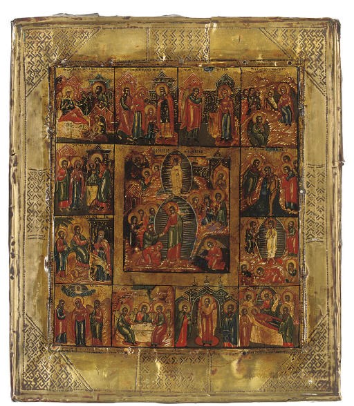 THE ANASTASIS WITH THE MAIN ECCLESIASTICAL FEASTS