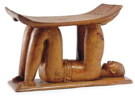 A FINE AKAN STOOL