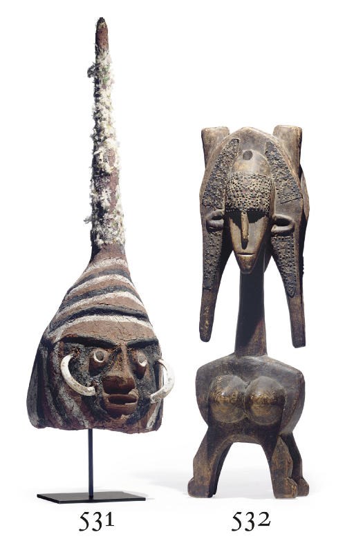A VANUATU DANCE HEADDRESS