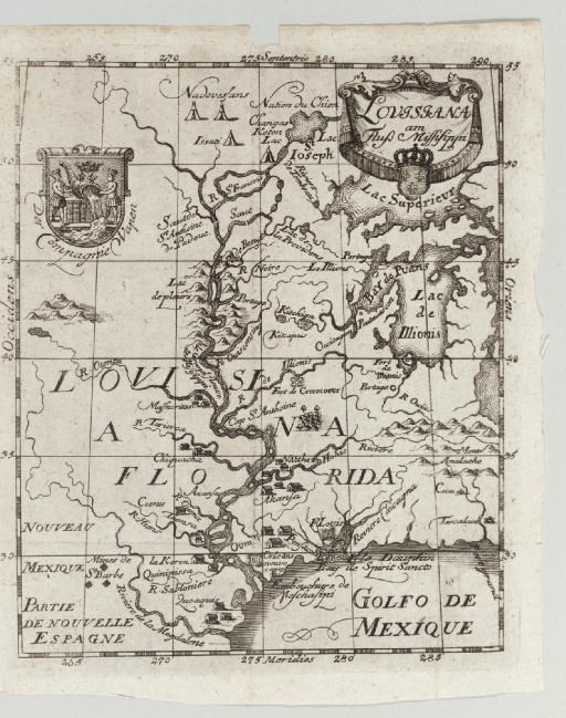 [MISSISSIPPI COMPANY]. Historische und Geographische Beschreibung des an dem grossen Flusse Mississipi in Nord-America gelegenen herrlichen Landes Louisiana; in welches die neu-aufgerichtete Frantzosische grosse Indianische Compagnie Colonien zu schicken angefangen; worbey zugleich einige Reflexionen uber die weit-hinaus sehende Desseins gedachter Compagnie und des daruber entstandenen Actien-Handels eroffnet; auch uber dieses noch einige curiose Beylagen so zu der Historie dieser Angelegenheit gehoren mitgetheilet warden. Leipzig, 1720.