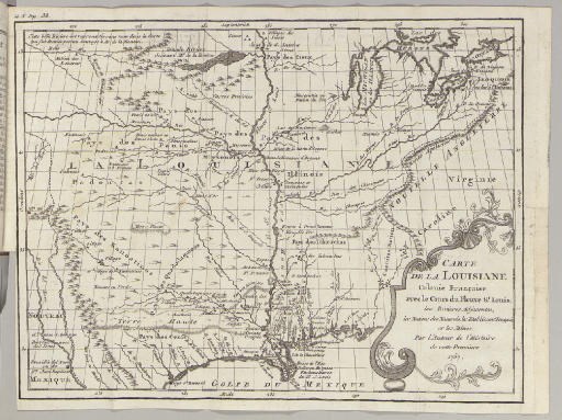 LE PAGE DU PRATZ,  Antoine Simon.  Histoire de la Louisiane Contenant la Decouverte de ce vaste pays. Paris: Bure, Delaguette and Lambert, 1758.