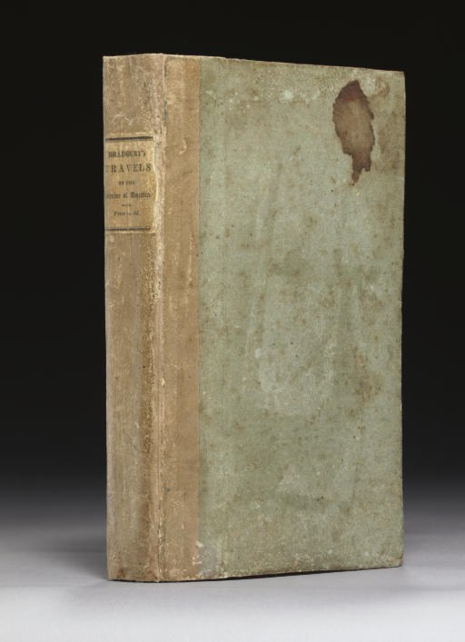 BRADBURY, John (fl. 1809). Travels in the Interior of America, in the Years 1809, 1810, and 1811; including a Description of Upper Louisiana, together with the States of Ohio, Kentucky, Indiana, and Tennessee, with the Illinois and Western Territories. Liverpool: printed for the author by Smith and Galway and published by Sherwood, Neely and Jones, London, 1817.