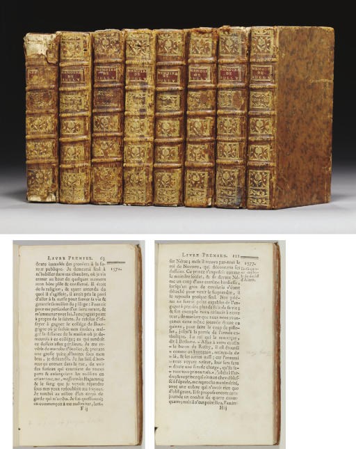 [JEFFERSON, Thomas (1743-1826)]. SULLY, Maximilien de Béthune, duc de (1560 - 1641).  Mémoires de Maximilien de Bethune, Duc de Sully, Principal Ministre de Henri Le Grand...Nouvelle Edition. À Londres [but Paris?], 1767.