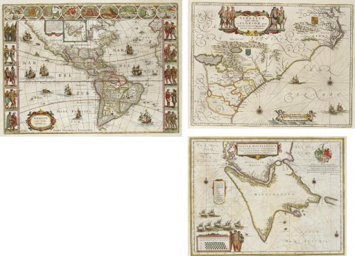BLAEU, Willem (1571-1638) and Joannes BLAEU (1596-1673). Theatrum orbis terrarum, sive atlas novus. Pars secunda. Amsterdam: Blaeu, 1655.