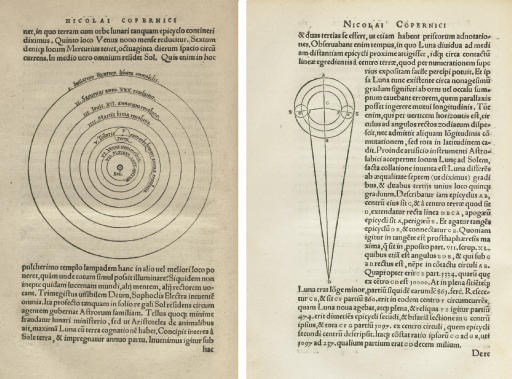 COPERNICUS, Nicolaus (1473-1543). De revolutionibus orbium coelestium, libri VI. Nuremberg: Johann Petreius, 1543.