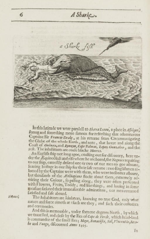 HERBERT, Thomas (1606-1682). A Relation of Some Yeares Travaile, begunne anno 1626. Into Afrique and the Greater Asia, especially the Territories of the Persian Monarchie: and Some Parts of the Orientall Indies, and Iles Adiacent. London:  William Stansby and Jacob Bloome, 1634.