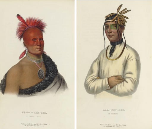 McKENNEY, Thomas L. and James HALL. History of the Indian Tribes of North America. Philadelphia: D. Rice and A.N. Hart, 1855.