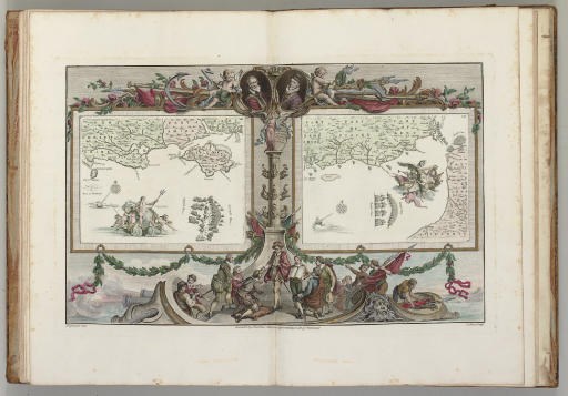 PINE, John. The Tapestry Hangings of the House of Lords, representing the several Engagements between the English and Spanish Fleets in the memorable year MDLXXXVIII. London, 1739.