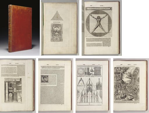 VITRUVIUS POLLIO, Marcus. De architectura libri dece. Translated by Cesare Cesariano (1475-1543). Commentary by Cesariano, Benedetto Giovio, and Bono Mauro. Como: Gottardo da Ponte for Agostino Gallo and Aloisio Pirovano, 15 July 1521.
