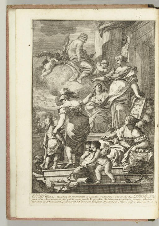 VITRUVIUS POLLIO, Marcus. L'Architettura. Translated and edited by Berardo Galiani.  Siena: Luigi, and Benedetto Bindi, 1790.