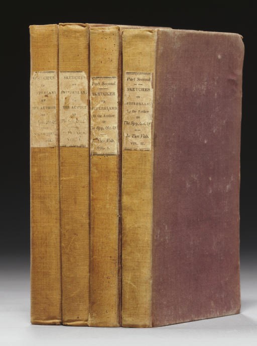 COOPER, James Fenimore. Sketches of Switzerland. By an American. Philadelphia: Carey, Lea & Blanchard, 1836.