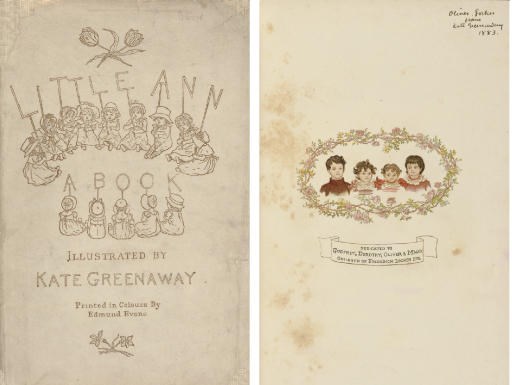 [GREENAWAY, KATE (1846-1901), illustrator]. TAYLOR, Jane and Ann. Little Ann and Other Poems. London: George Routledge & Sons, [1883].