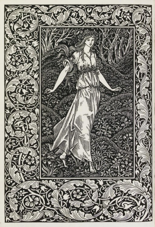 [KELMSCOTT PRESS]. MORRIS, William. The Wood Beyond the World. Hammersmith: Kelmscott Press, 1894.