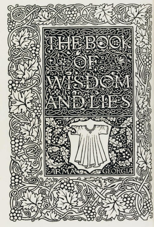 [KELMSCOTT PRESS]. ORBELIANI, Sulkhan-Saba. The Book of Wisdom and Lies. Translated by Oliver Wardrop. Hammersmith: Kelmscott Press, 1894.