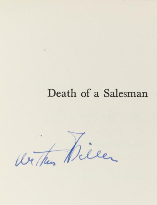 MILLER, Arthur (1915-2005). Death of a Salesman. New York: The Viking Press, 1949.