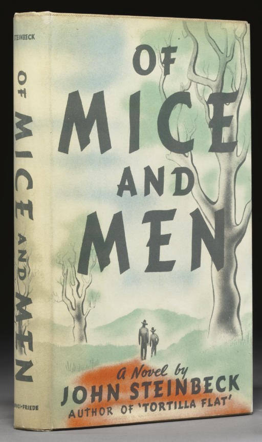 STEINBECK, John (1902-1968). Of Mice and Men. New York: Covici-Friede, 1937.