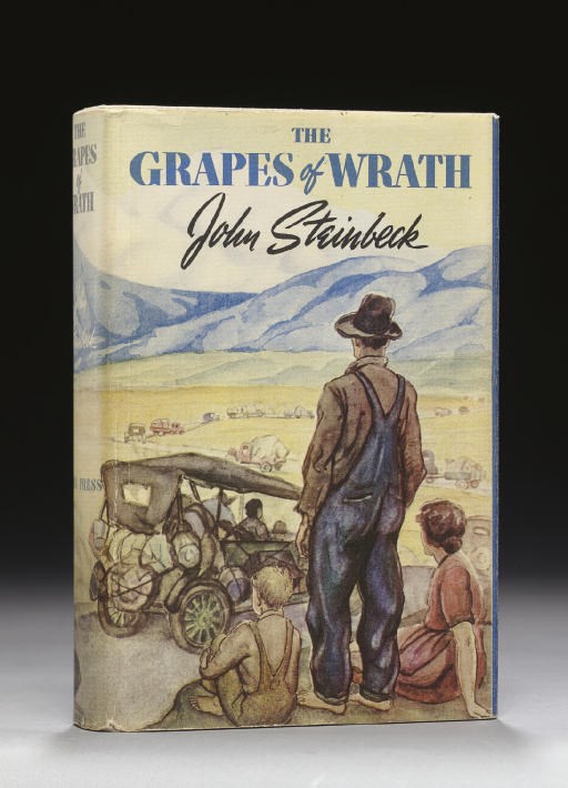 STEINBECK, John. The Grapes of Wrath. New York: The Viking Press, 1939.