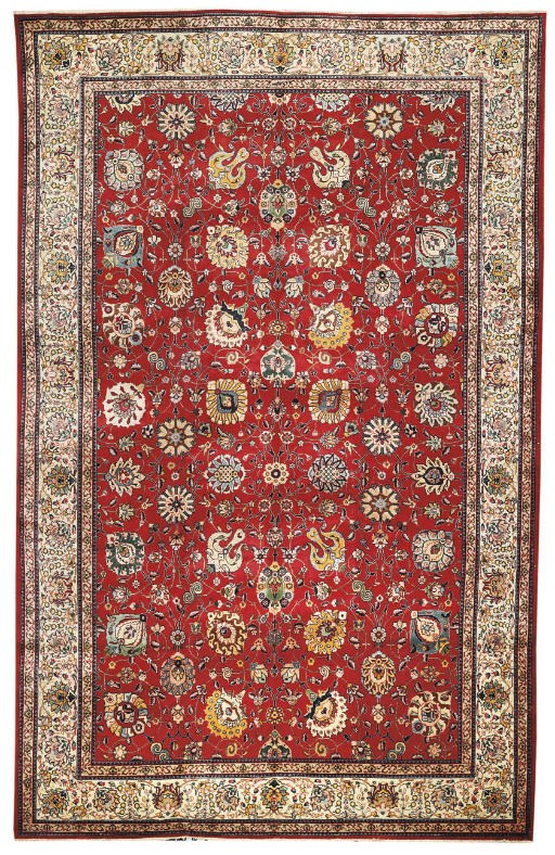 A fine Tabriz carpet, North-West Persia