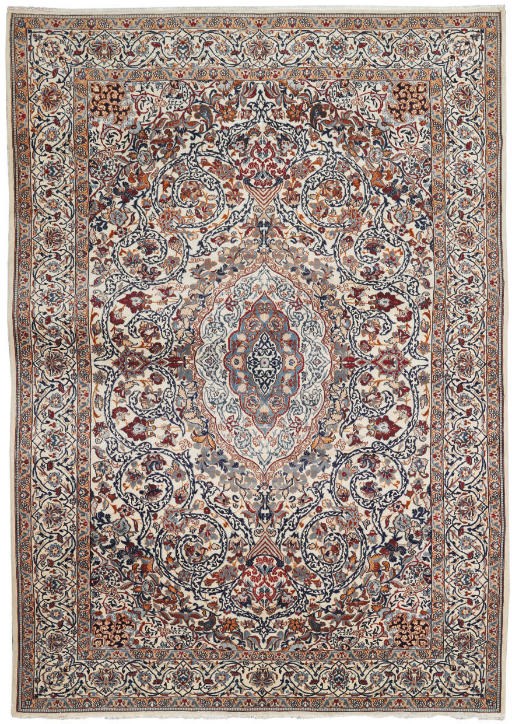 A fine part silk Nain Tudeshk carpet, Central Persia