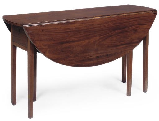 A MAHOGANY WAKE TABLE
