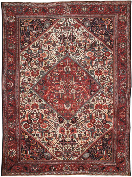 An antique Feraghan carpet, West Persia