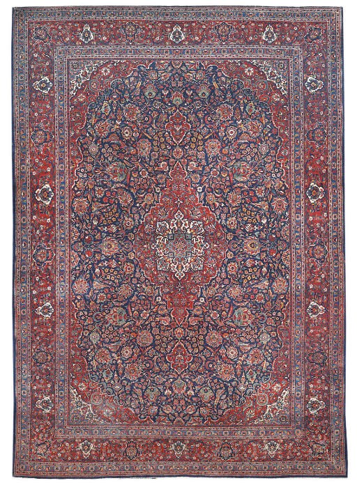 A fine Kashan carpet, Central Persia