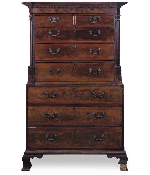 A MAHOGANY TALLBOY