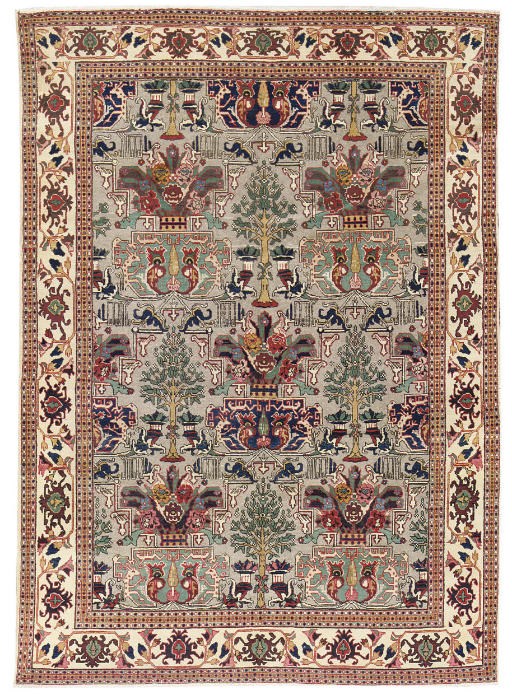 A similar Tabriz carpet, North-West Persia
