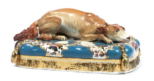 A JACOB PETIT PORCELAIN ENCRIER