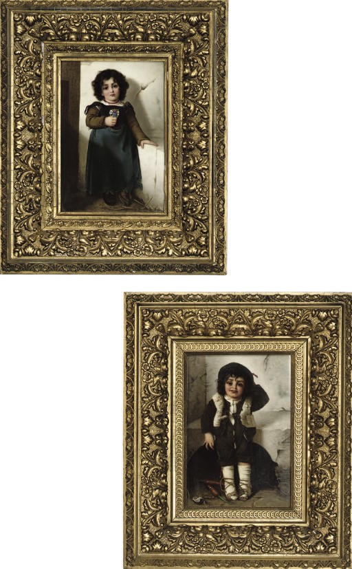 A PAIR OF VIENNESE PAINTED PORCELAIN PLAQUES