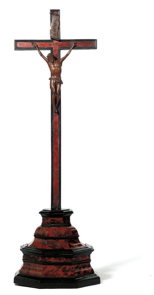 A SOUTH GERMAN OR NORTH ITALIAN FRUITWOOD CORPUS FIGURE