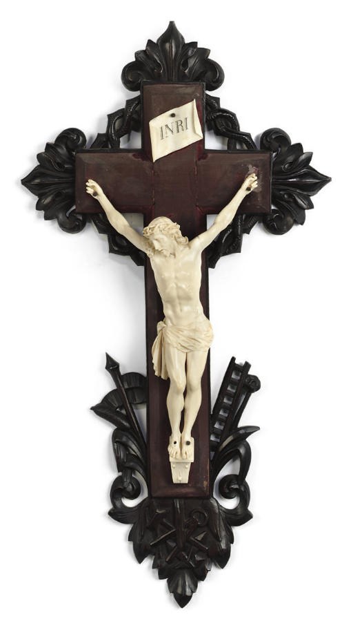 AN IVORY CORPUS FIGURE