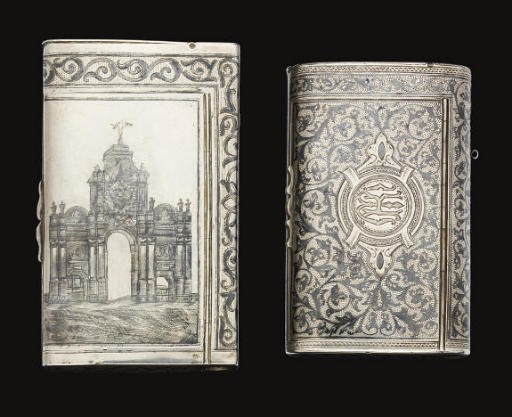 A LATE 19TH CENTURY RUSSIAN SILVER & NIELLO CIGARETTE CASE,
