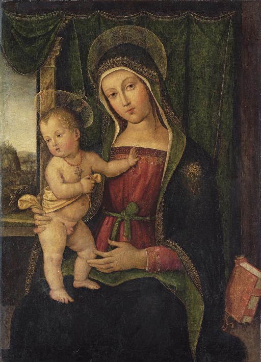 Attributed to Bernardo Pintoricchio (Perugia 1454-1513 Siena)