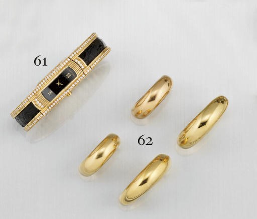 A pair of earclips and two rings, by Chaumet