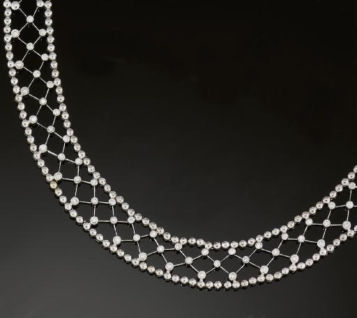 A diamond necklace