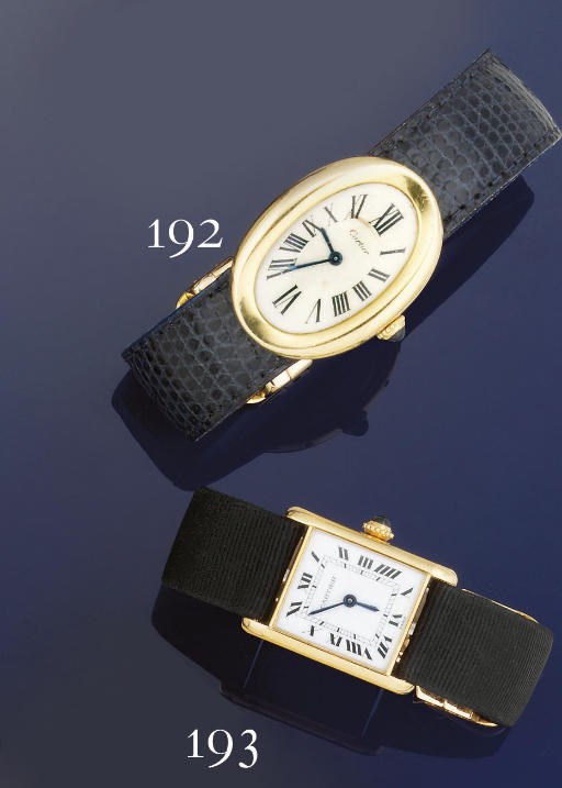 A lady's wristwatch, by Cartier