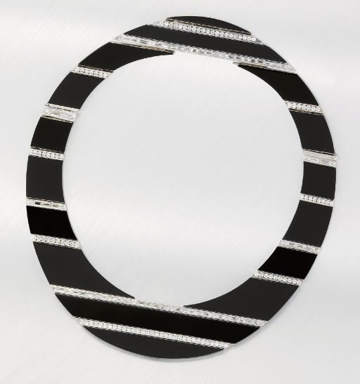 A DIAMOND AND ONYX NECKLACE, BY BENI SUNG