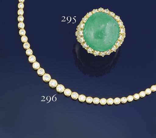 A diamond necklace