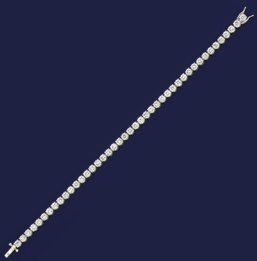A diamond bracelet