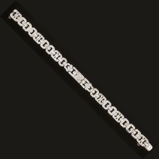 A diamond bracelet