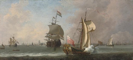 Studio of Willem van de Velde II (Leiden 1633-1707 London)
