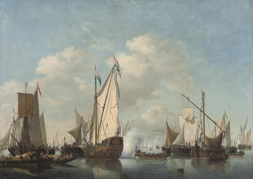 Willem van de Velde II (Leiden 1633-1707 London) and Studio