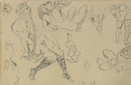 Attributed to Ferdinand-Victor-Eugene Delacroix (Charenton-Saint-Maurice 1798-1863 Paris)