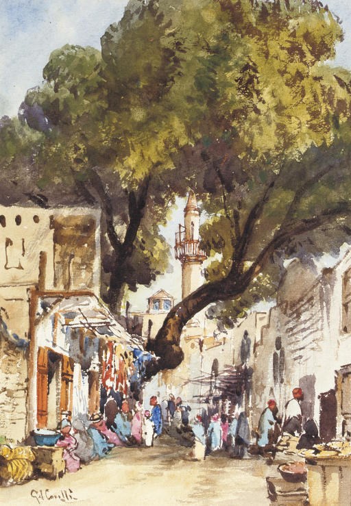 Gabriele Carelli (Naples 1820-1900 Menton)