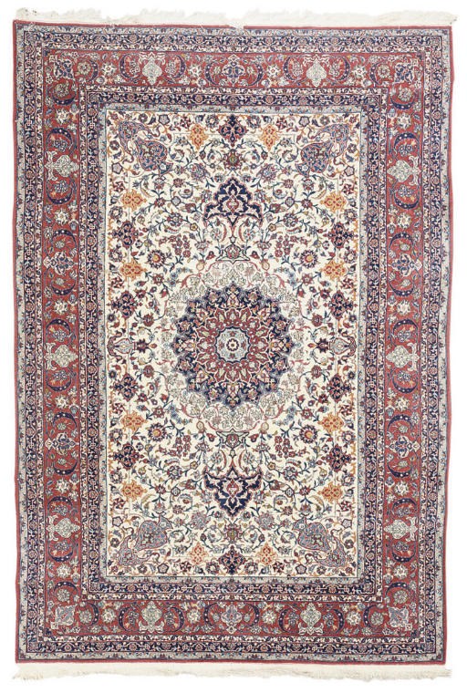 A KASHAN RUG, CENTRAL PERSIA